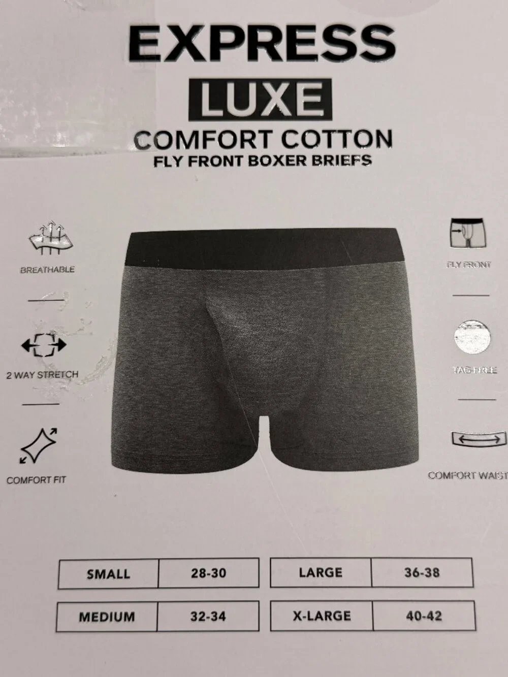 Express underwear performance